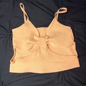 Pink crop top size S